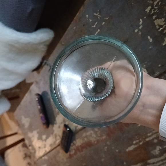 Pressed glass vintage figural fish candlestick holder 7" - Picture 6 of 11